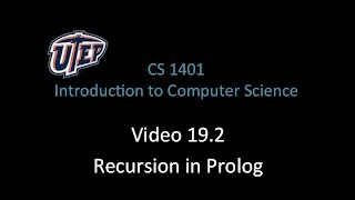 CS 1401 Video 19.2