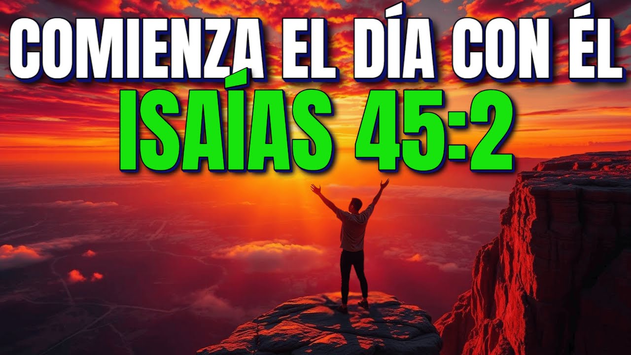 Oración Poderosa de la Mañana: DIOS Va DELANTE de Ti y ENDEREZA Tu CAMINO 🔥 ÁNGELES a tu FAVOR