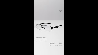 Screwless eyeglass frames featuring interlocking hinge