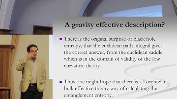 Daniel Jafferis "Factorization in gravity"