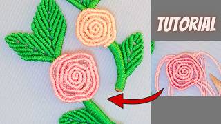 Micro Macramé Rose (Part I) 🌹 How to Make the Flower