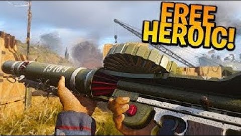 NEW FREE HEROIC LEWIS "CHATTER BOX II" VARIANT GAMEPLAY in COD WW2! (COD WW2 FREE HEROIC WEAPONS)