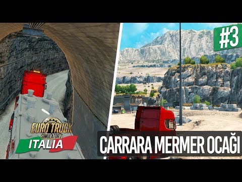 Dev Mermer Ocağı ve Apenin Dağları - İtalya DLC - Euro Truck Simulator 2