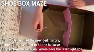 AT HOME STEM ACTIVITY: Shoe Box Maze