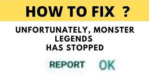 How To Fix Unfortunately Monster Legends Has Stopped Error Android & Ios || FING 24