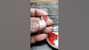 PLAY BUTTON WITH ENAMEL COLOR #gold #video #viral #youtubeshorts #shorts #playbutton #making