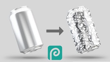 Create a can mockup in Photopea