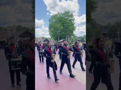 South Houston High School Marching Band In Magic Kingdom #shorts