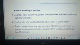 Variables and Constants In C Programming Language-Lecture-1