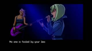 Cosmic star heroine musical cutscene "talk back".