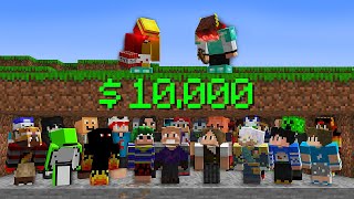 EU E O GELEIA CAÇAMOS 1.000 PESSOAS VALENDO 10 MIL REAIS no MINECRAFT