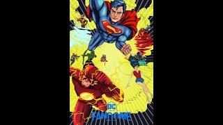 SHORT PAINTING PROCESS - BATMAN SUPERMAN AND DC COMICS CHARACTERS LADZTHELAST DRAW
