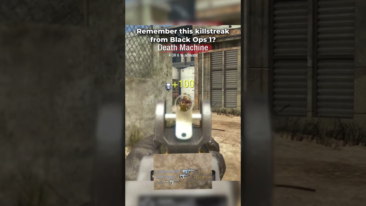 The Bo1 Death Machine 🤯 #callofduty #nostalgia
