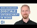 Digitale Unterschrift in Word schnell erstellen ✍️