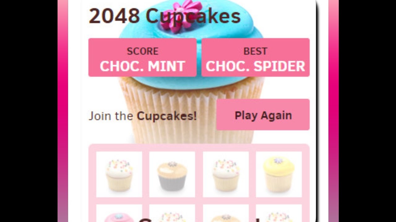 2048 Cupcake version YouTube
