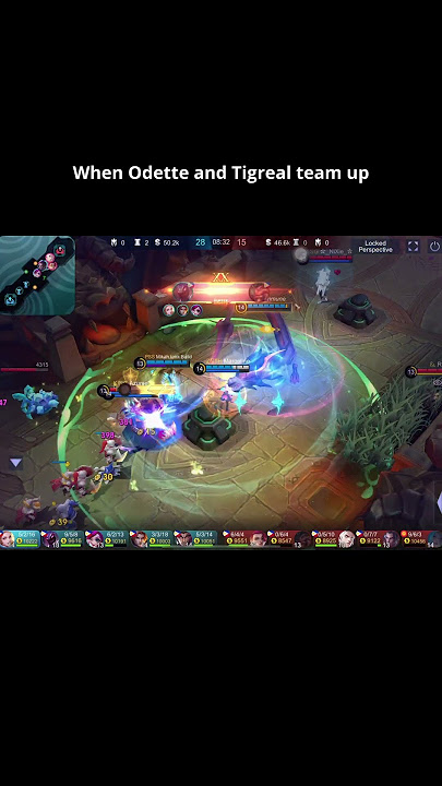 When Odette and Tigreal team up 😆 #mobilelegends