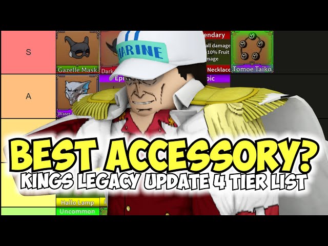 How to Get Every Accessory in King Legacy 