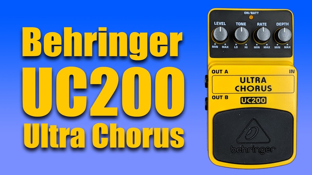Behringer UC200 Ultra Chorus Boss CH1 Super Chorus Clone behringer