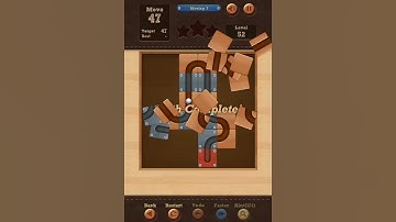 Roll the Ball slide puzzle Moving I Pack Level 52 Solution