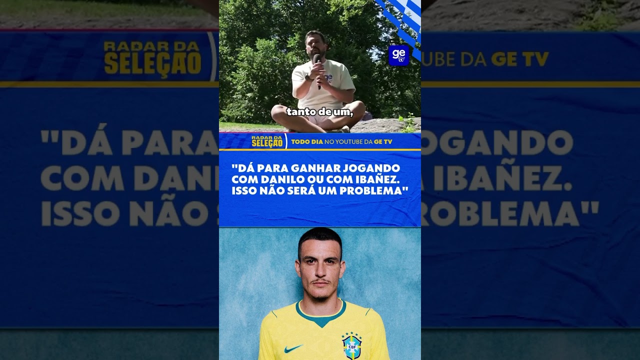 DÁ PRA GANHAR COM DANILO E DÁ PRA GANHAR COM IBAÑEZ, NÃO É, FORMIGA? | #shorts | RADAR DA SELEÇÃO