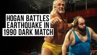 Hulk Hogan faces Eart uake in rare 1990 dark match From the WWE Vault