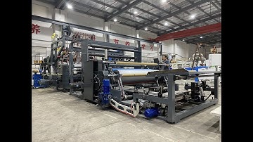 2350mm five layer stretch film production line with automatic core loading & unloading system