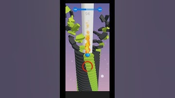 Stack Ball Level 183 Complete In 18 Second #stackball #shorts