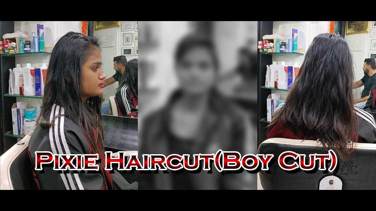 Long Hair to Pixie Haircut(Boy Cut) | At Lucky The Hair Salon | Haircut 2022
