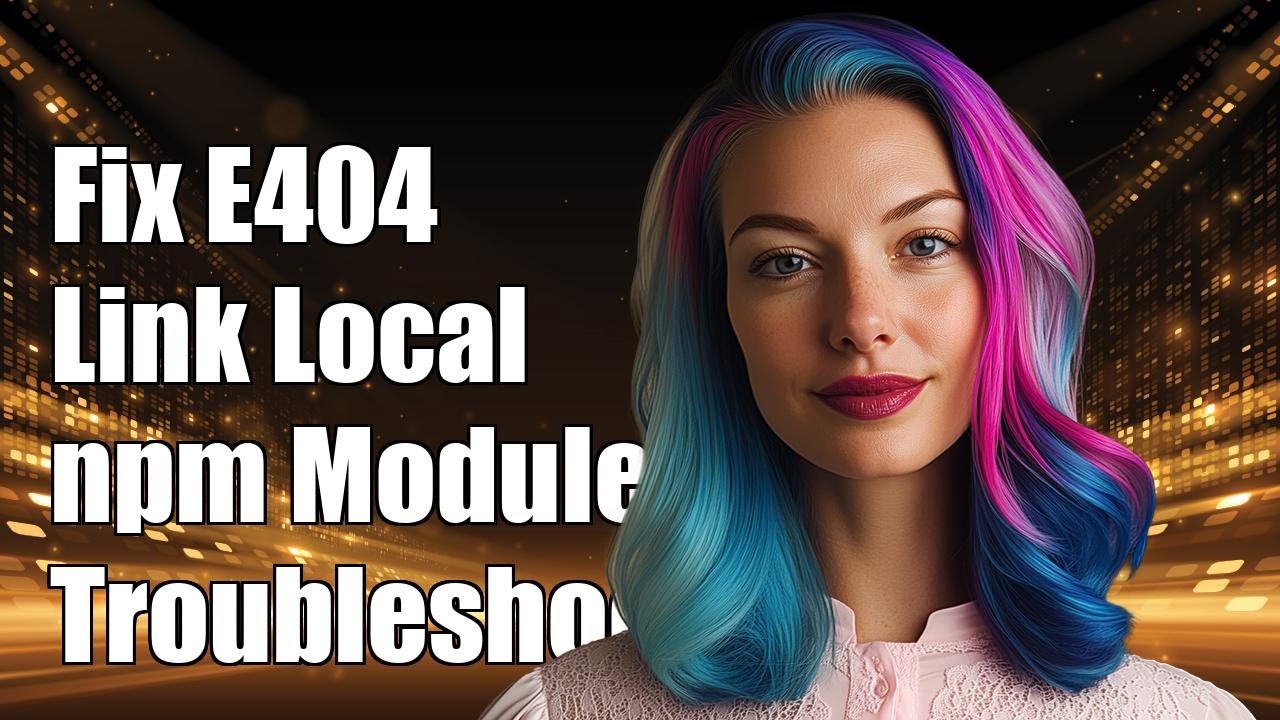 Fixing E404 Error When Linking Local npm Module: Troubleshooting Guide ...