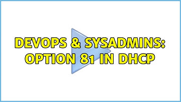 DevOps & SysAdmins: Option 81 in DHCP
