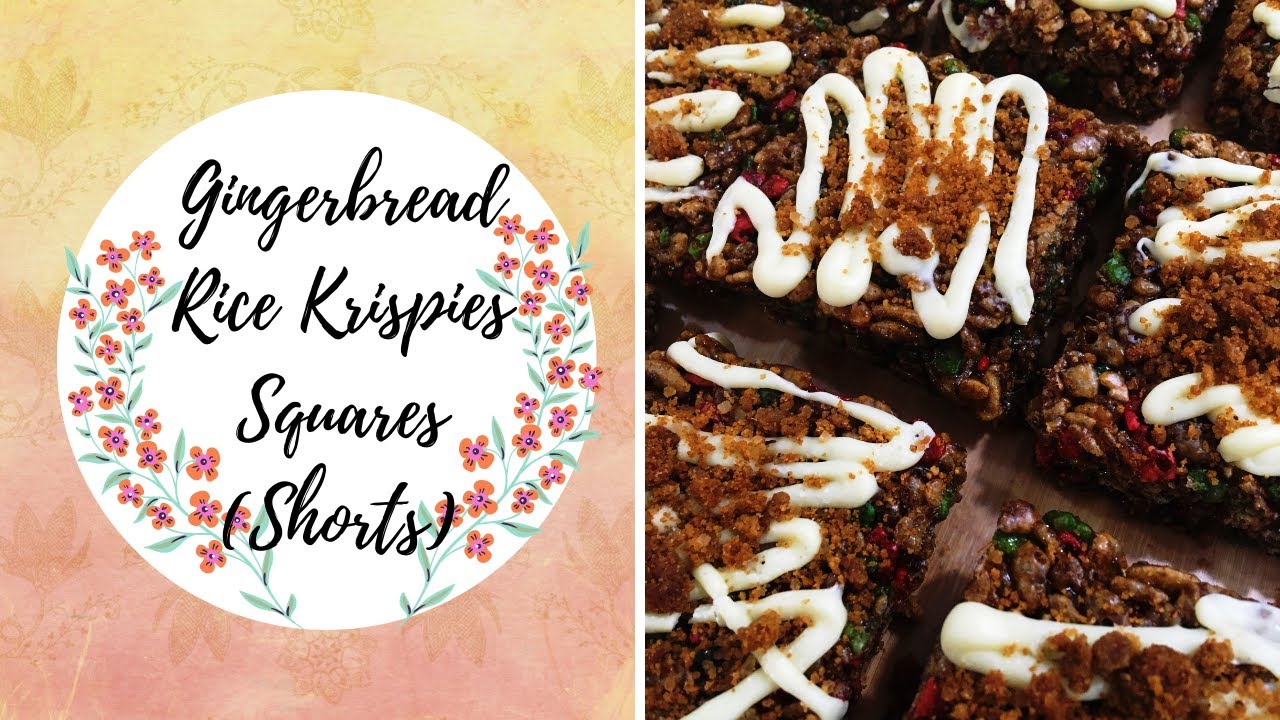 How to make Gingerbread Rice Krispies Treats 