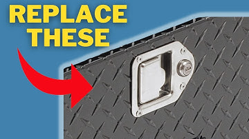 How To Replace Truck Toolbox Lid Latches - Better Built or Tractor Supply Cross Over Tool Boxes