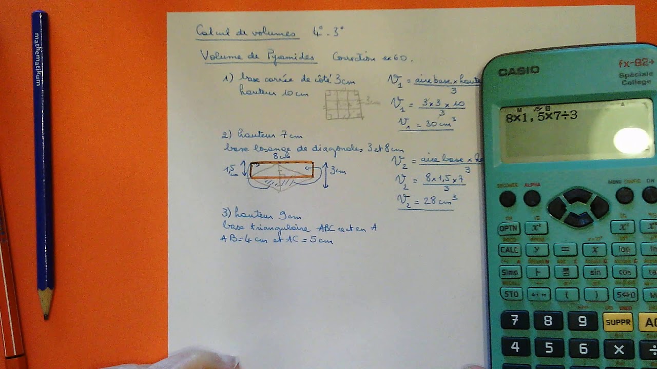 Sesamath Cycle 4 Correction Des Exercices