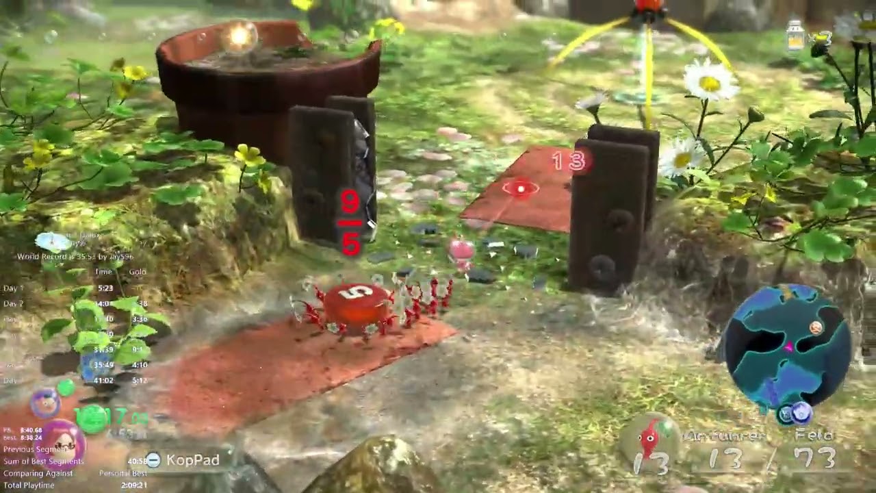 Pikmin 3 deluxe Any% in 39:56