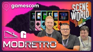 Scene World@Gamescom2025:Interviewing Konstantinos Apostolakis+Martin Gauer@ModRetroHub(Chromatic) @SceneWorldMagazine
