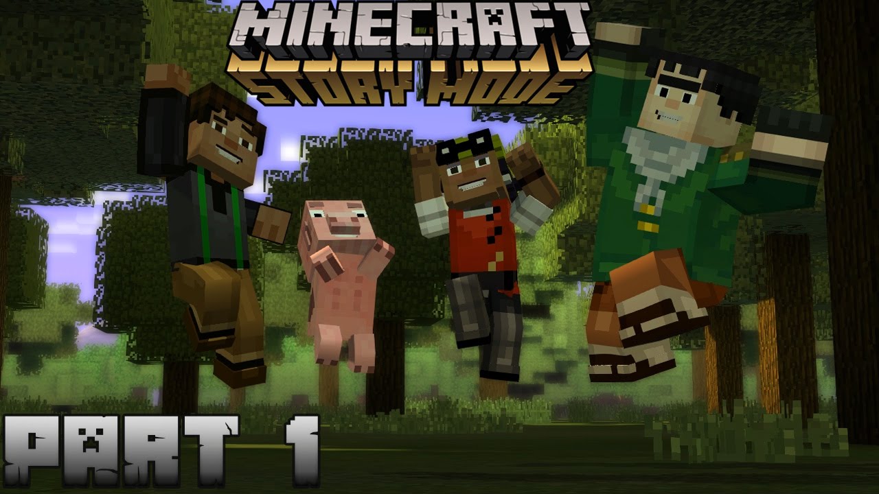 Minecraft: Story Mode - Episode 1 - Part 1 (Full Playthrough) - YouTube