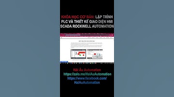 KHÓA HỌC CƠ BẢN LẬP TRÌNH PLC ROCKWELL VÀ THIẾT KẾ HMI/SCADA ROCKWELL AUTOMATION - PLC ALLEN BRADLEY