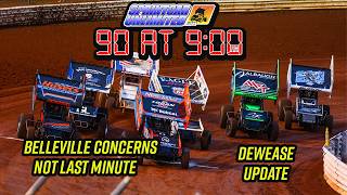 SprintCarUnlimited 90 at 9 for Wednesday, Sept. 9th: Belleville concern was ongoing, Dewease update