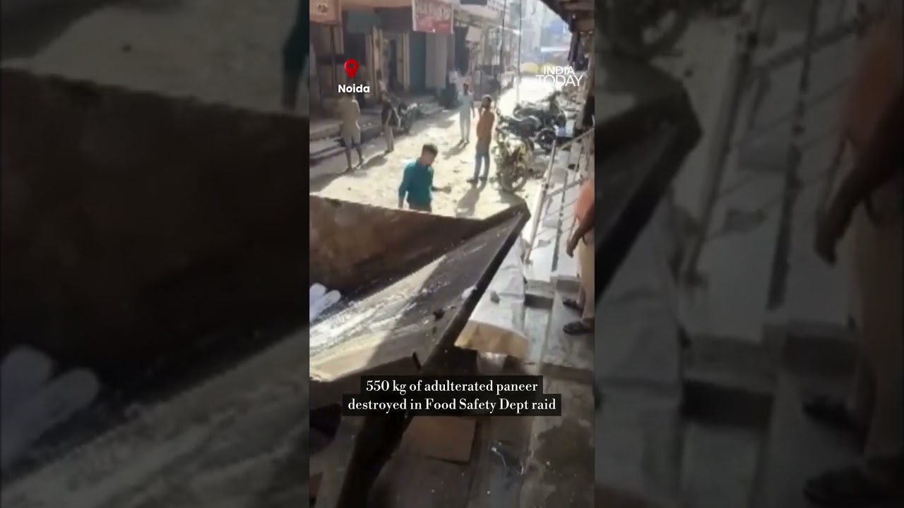 550 Kg Adulterated Paneer Seized in Noida | Food Dept Busts Racket Ahead of Diwali