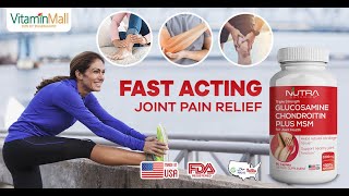 Relieve Knee Joint Pain Fast with Nutra Botanics Glucosamine Chondroitin MSM - Best Joint Supplement