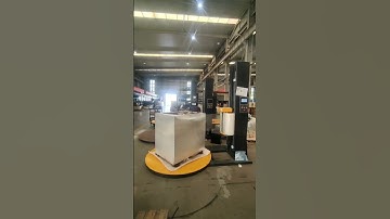 Full Automatic Vertical Turntable Carton box Pallet Wrapping Machine Stretch Wrapper