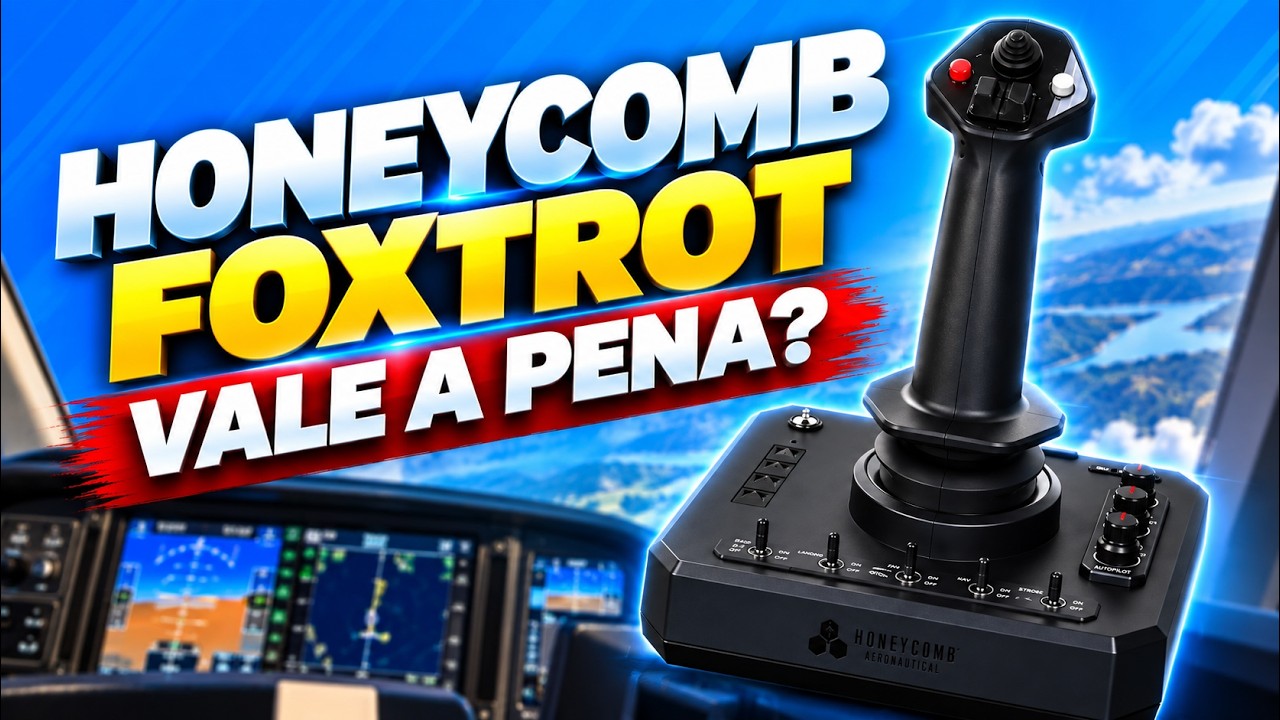 HoneyComb Foxtrot Flight Stick for Flight Simulator - YouTube