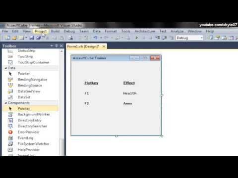 How to make Game Trainer For Any Game in Visual Basic