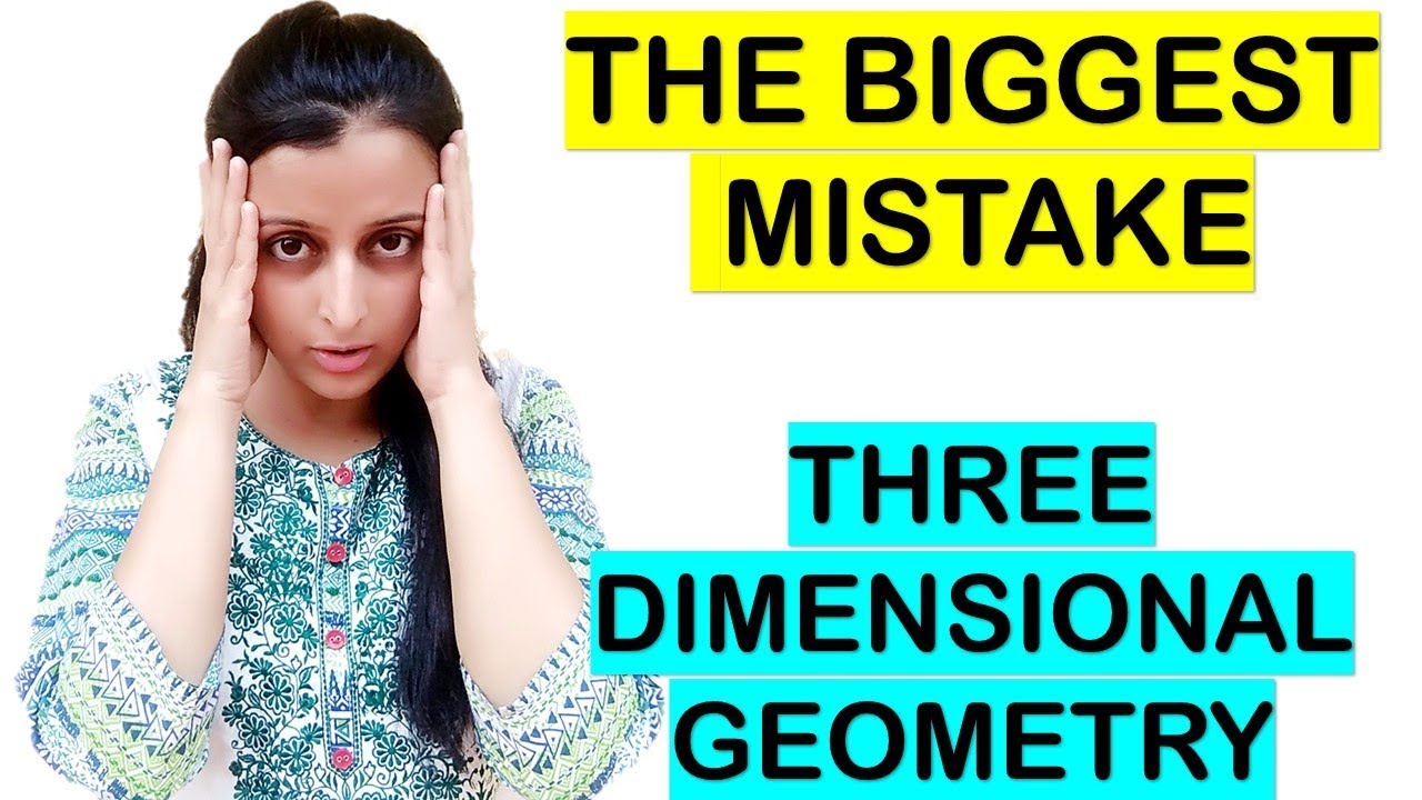 THREE DIMENSIONAL GEOMETRY BIGGEST MISTAKE || 6 MARKS QUESTION - 3-D ...