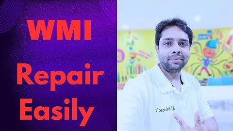Repair or rebuild WMI repository on windows servers easily .  @KkNeTwOrK #wmi #wmirepair