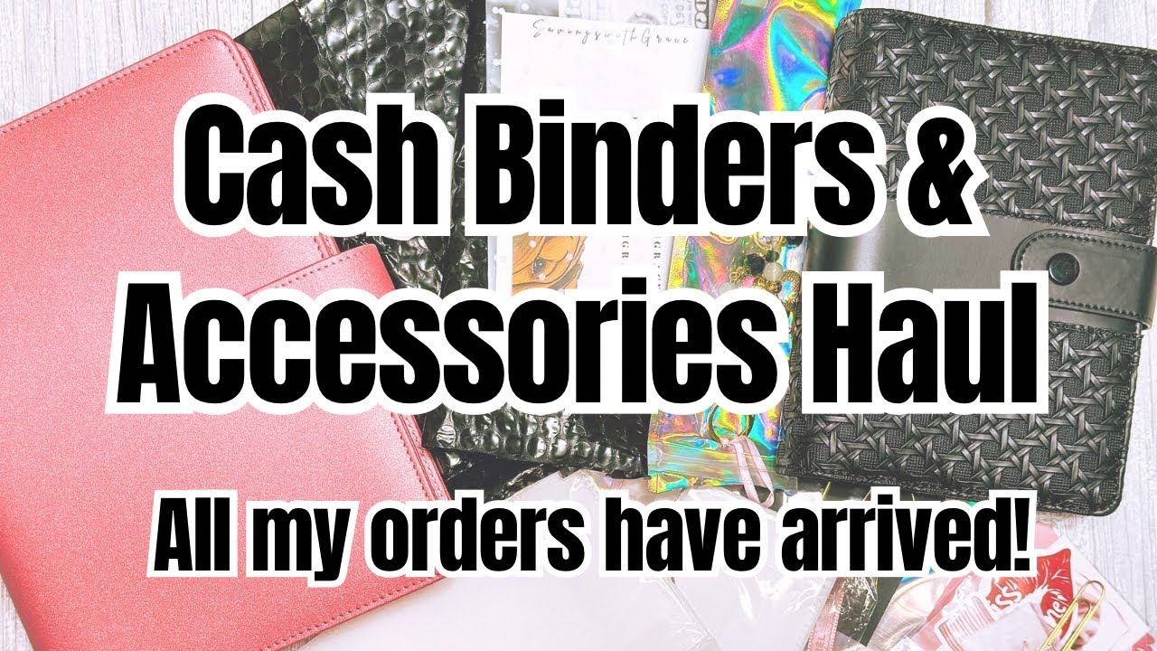 CASH STUFFING BINDERS & ACCESSORIES HAUL | MY LAST ORDER IS HERE!