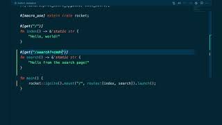 Smart Bookmarking Tool with Rust and Rocket - #2 Set up the Search Route screenshot 3