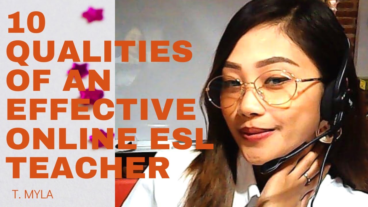 10 Qualities of an effective ONLINE ESL TEACHER YouTube