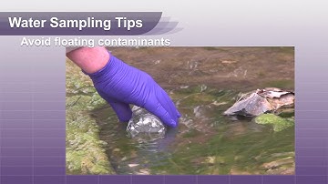 Correct Water Sampling