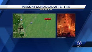 1 person dies in Iowa house fire early Friday morning
